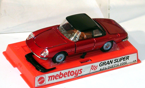 AESSEMODELS.IT - MEBETOYS A-18 ALFA ROMEO DUETTO SPIDER